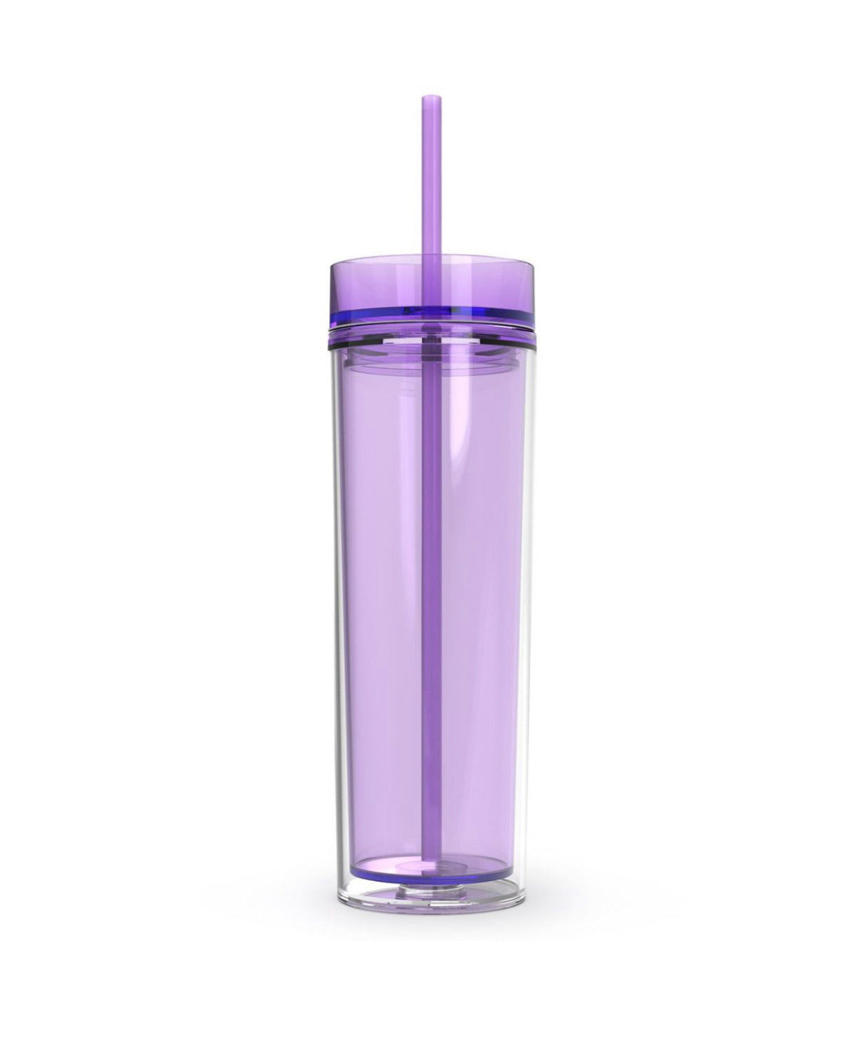Skinny Tumbler is a 16oz double wall insulated acrylic tumbler.
