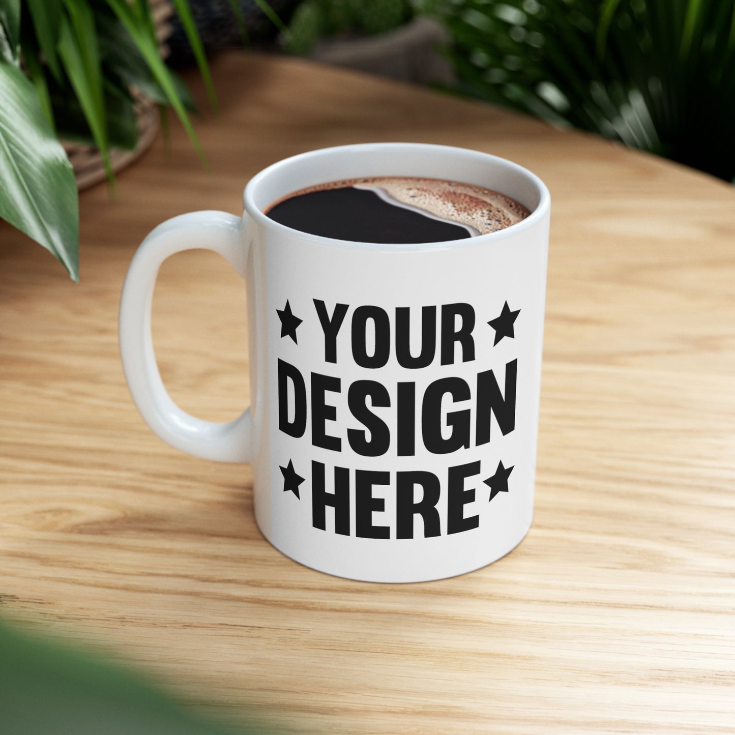 Taza de cerámica personalizada de 11 oz