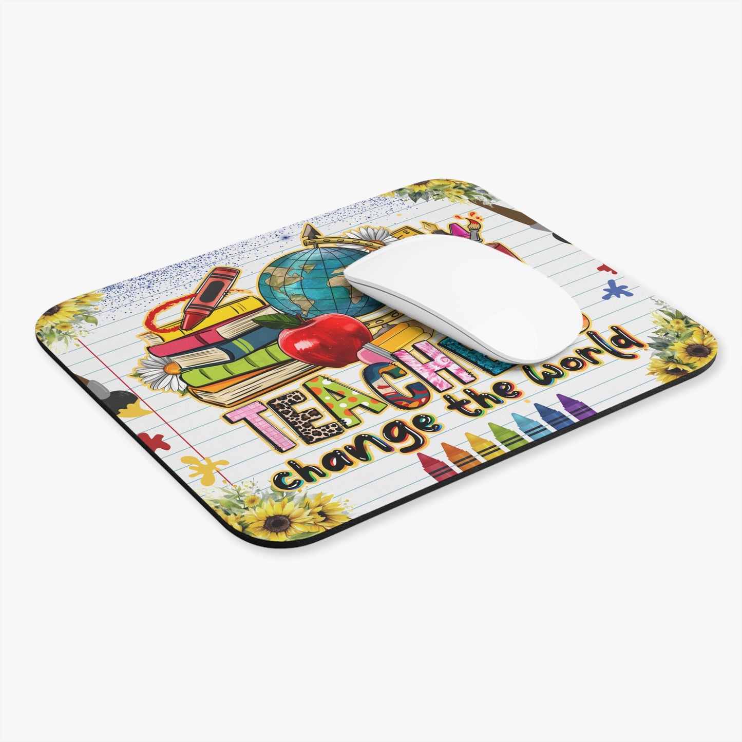 Teachers Change the World Mouse Pad (Rectangle)
