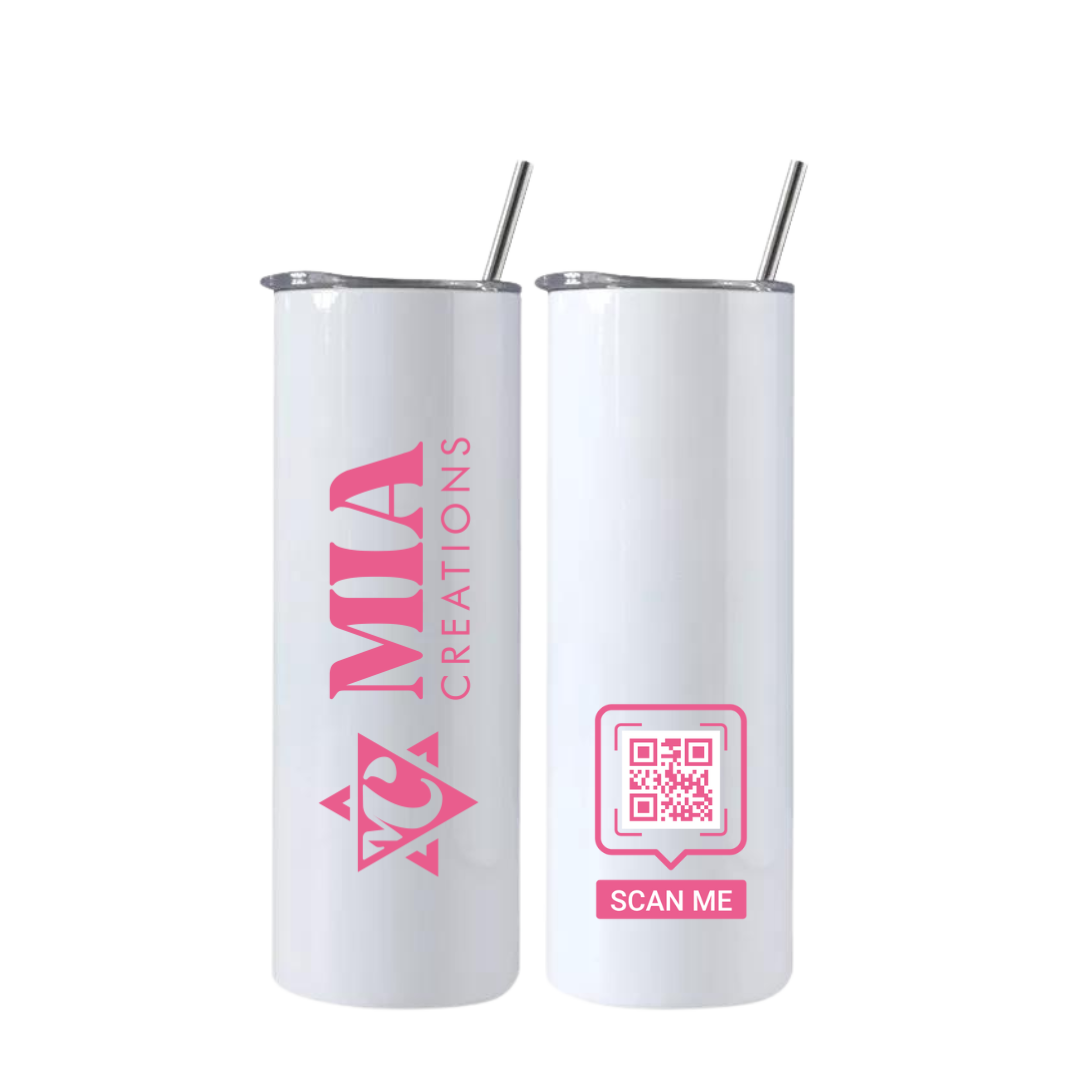 20oz Skinny Tumbler con tu Logo