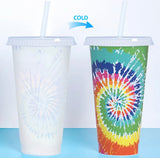 Tie Dye Color Changing Cup