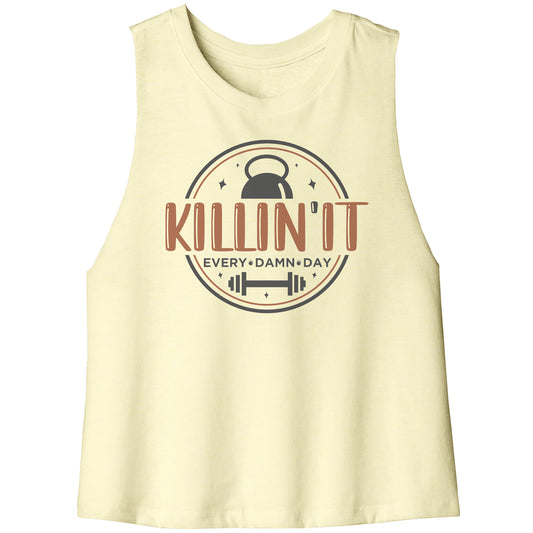 Killing It Racerback Crop Tank