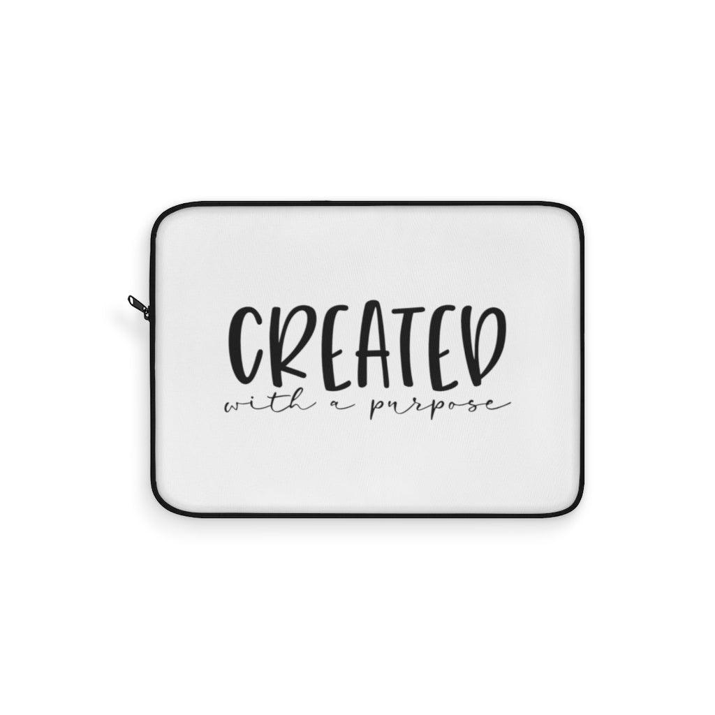 Created with a purpose Laptop Sleeve