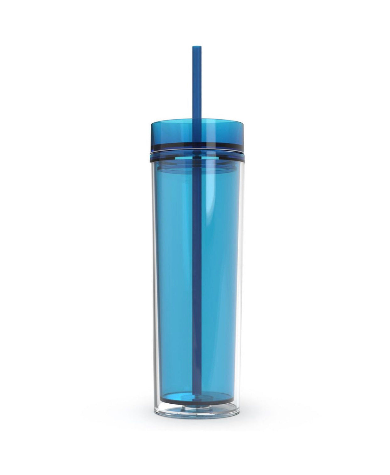 Skinny Tumbler is a 16oz double wall insulated acrylic tumbler.